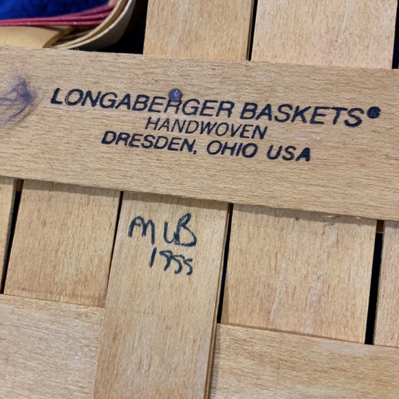 Longaberger 1999 Love Treasures basket set. - Picture 5 of 11